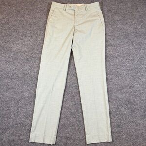 Egara Men's Skinny Fit Stretch Suit Separate Green Dress Pants 30/32 NWOT